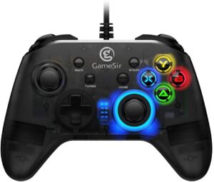  GameSir T4w ワイヤードコントローラー Win7/8/10 PC対応 Steam ゲーム対応 有線ゲームパッド 振動 ターボ機能付き