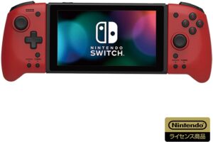  【任天堂ライセンス商品】グリップコントローラー for Nintendo Switch レッド【Nintendo Switch対応】